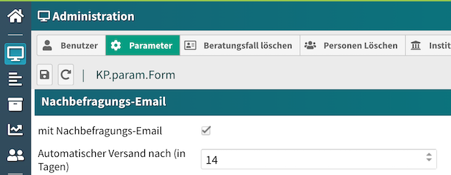 Parameter Nachbefragung