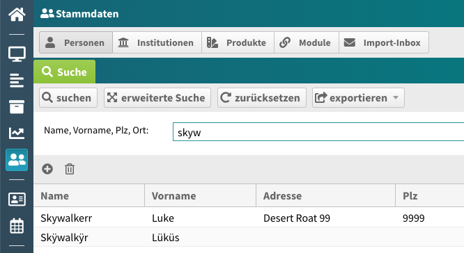 Person-Liste